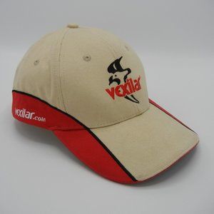 Vexilar Baseball Hat Ice Fishing Cap Tan Red One-Size